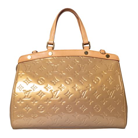 Louis Vuitton Vernis Brea MM Beige Poudre 